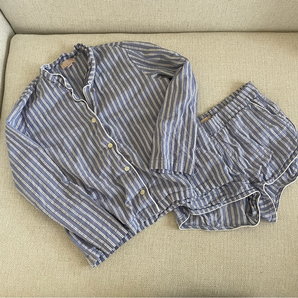 Gap stripe pajama set